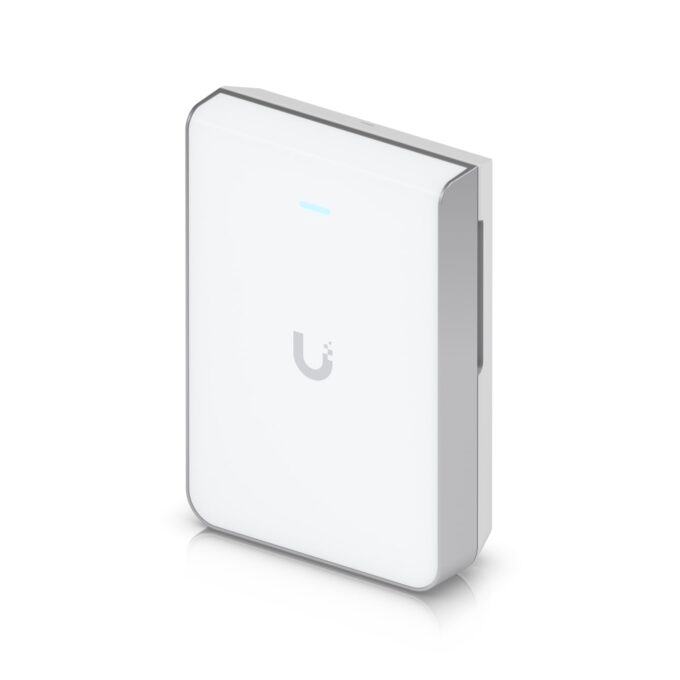 Ubiquiti U7 Pro Wall, 6 Spatial Strea,6 GHz Support Tailored,PoE+, Voltage 44—57V DC, Max Power 22W,2.5 GbE uplink,300+ Devices,140 m² cover